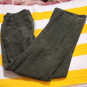 Christopher & Banks Green Corduroy Pants